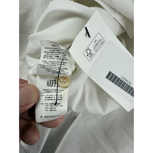 Moschino Cheap and Chic Shirt Button Up White Women's Size 10US It44 Italy - Picture 8 of 8